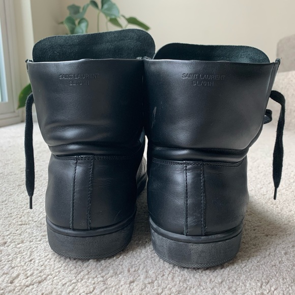 Saint Laurent Men’s SL/01H High Top Sneaker - Picture 5 of 9